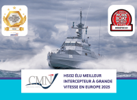 Le HSI32 de CMN élu meilleur intercepteur à grande vitesse en Europe en 2025