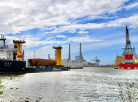EMR - Le Havre assure une étape logistique pour le parc éolien de Courseulles-sur-Mer