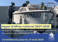 Recyclage des bateaux de plaisance : l'APER lance son appel d'offres