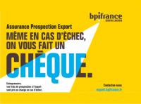 Pour vous lancer à lexport, faites appel à lAssurance Prospection Accompagnement