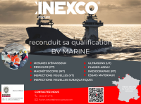 Inexco Groupe reconduit ses deux qualifications BV Marine & Offshore